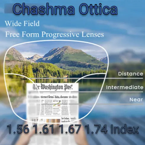 Wide Field Progressive Clear Lenses — view 1 | Rx Spectacle