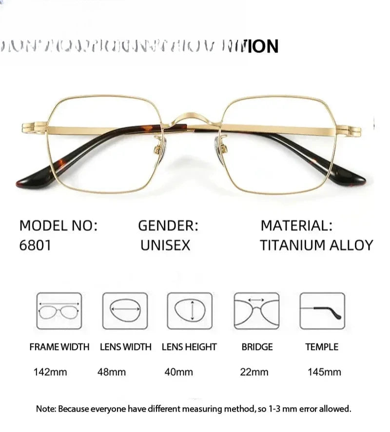 Men's Square Full Rim Prescription Glasses 66801 — view 2 | Rx Spectacle