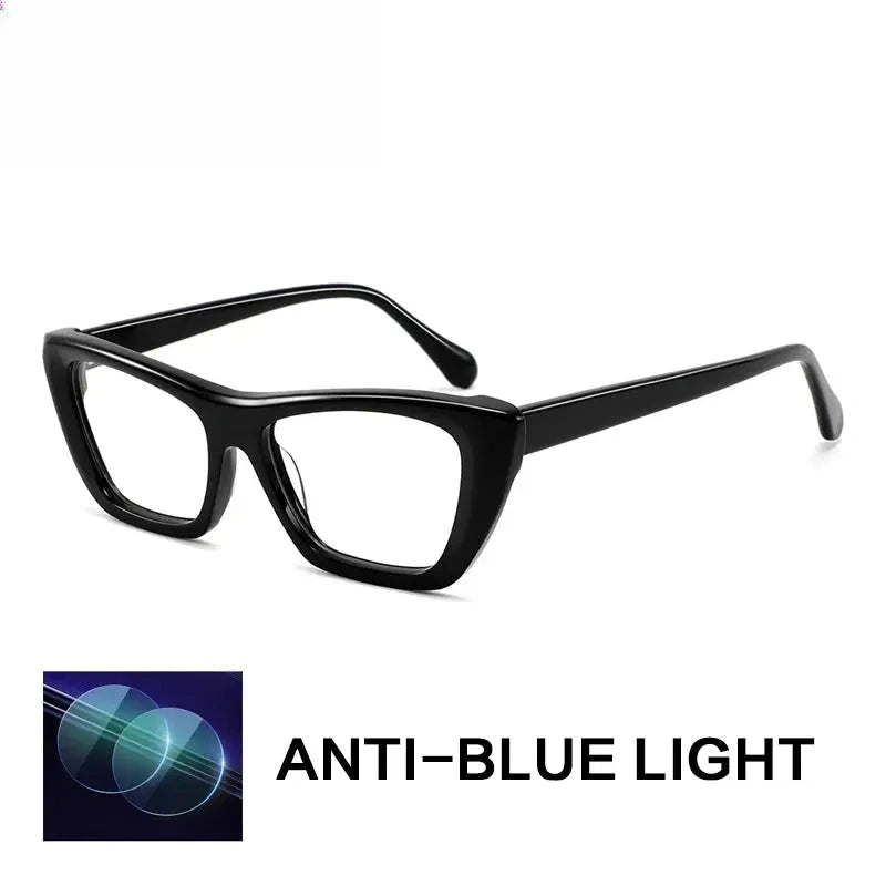 Women's Cat Eye Full Rim Acetate Prescription Glasses 882217 — view 4 | Rx Spectacle