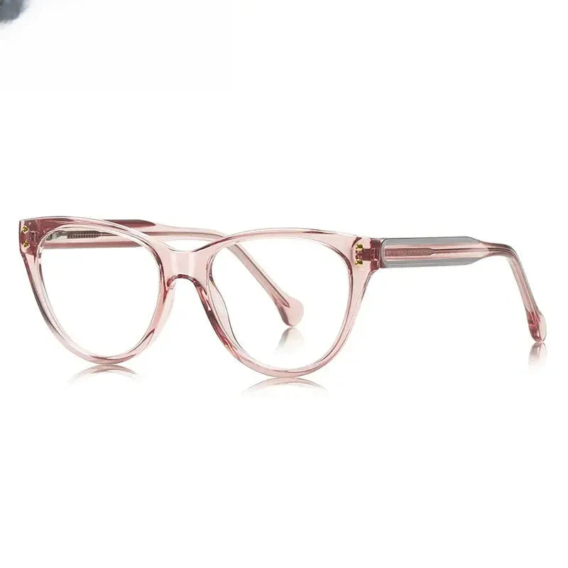 Women's Cat Eye Full Rim Titanium Prescription Glasses 474102 — view 4 | Rx Spectacle