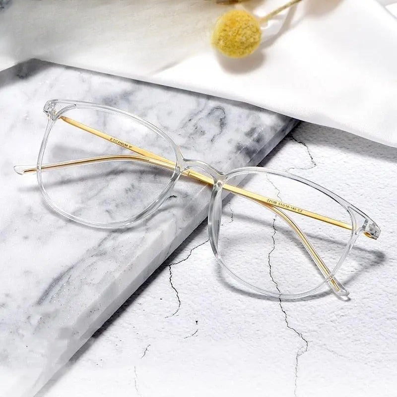 Unisex Full Rim Titanium Prescription Glasses 2212B — view 1 | Rx Spectacle