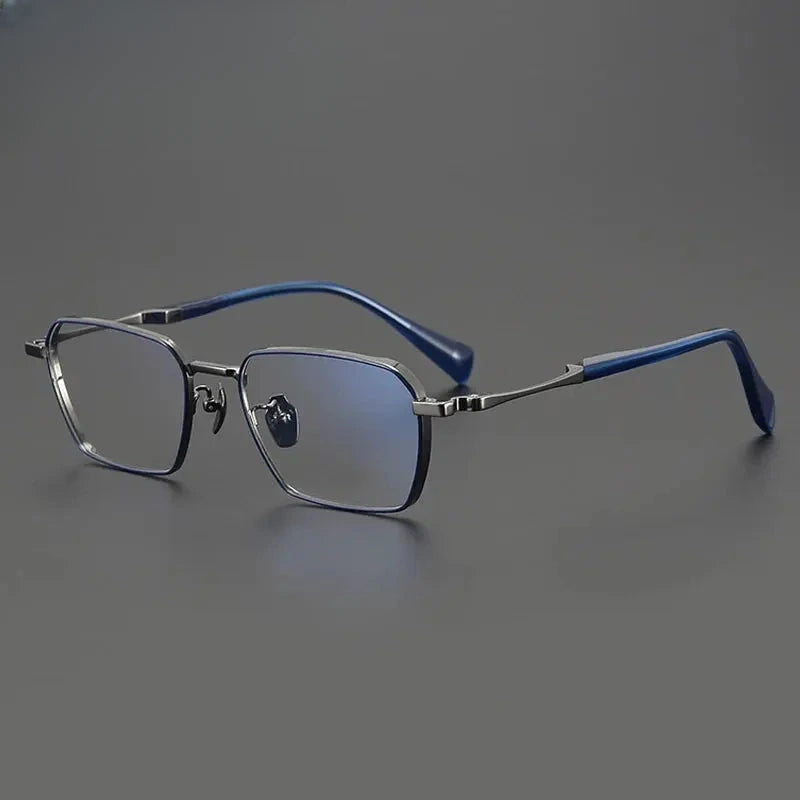 Unisex Polygon Full Rim Titanium Prescription Glasses Gxyj2888 — view 1 | Rx Spectacle