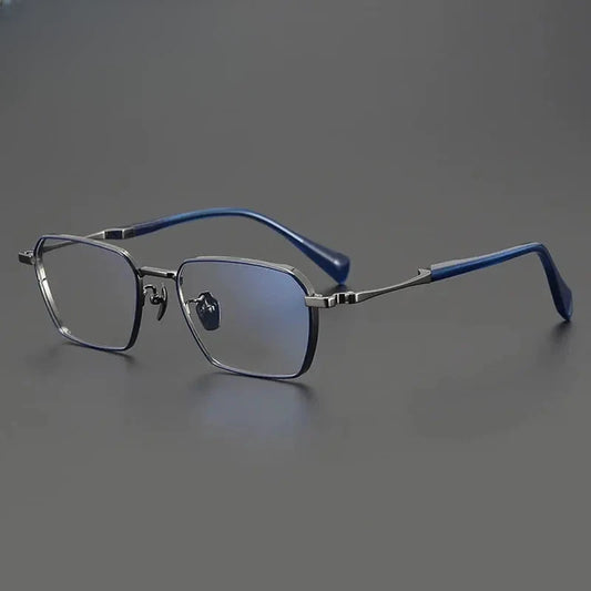 Unisex Polygon Full Rim Titanium Prescription Glasses Gxyj2888 — view 1 | Rx Spectacle