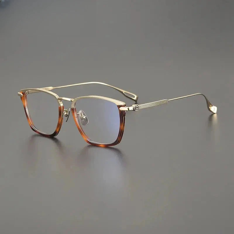 Unisex Square Full Rim Titanium Prescription Glasses 240156 — view 1 | Rx Spectacle