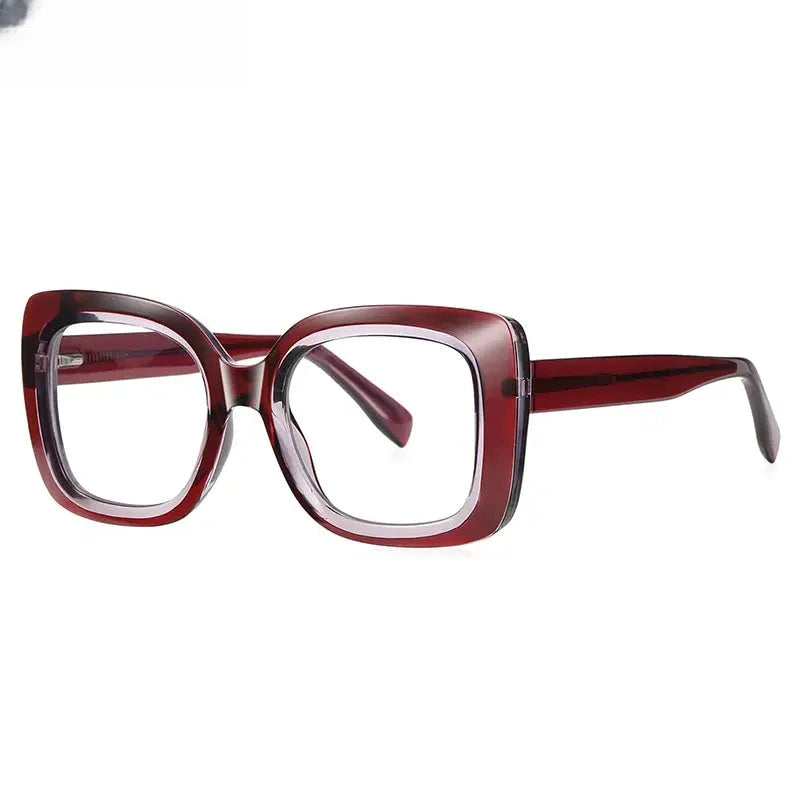Women's Square Full Rim TR90 Reading Glasses 2171 — view 9 | Rx Spectacle
