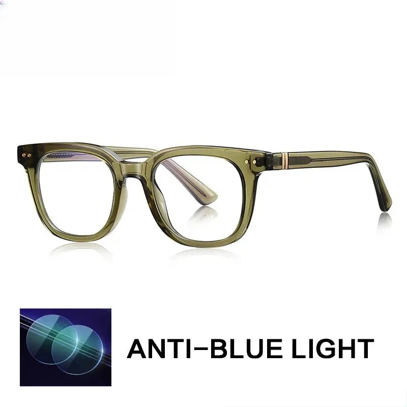 Unisex Square Full Rim Titanium Reading Glasses Gxyj2229 — view 5 | Rx Spectacle