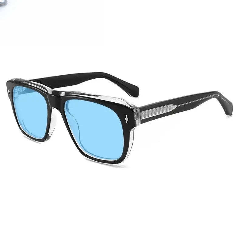 Unisex Square Full Rim Acetate Prescription Glasses Mo16 — view 13 | Rx Spectacle