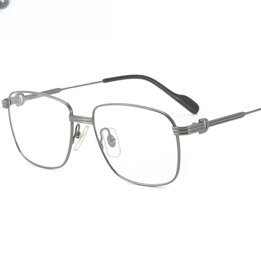 Women's Polygon Full Rim Titanium Prescription Glasses 302940 — view 1 | Rx Spectacle