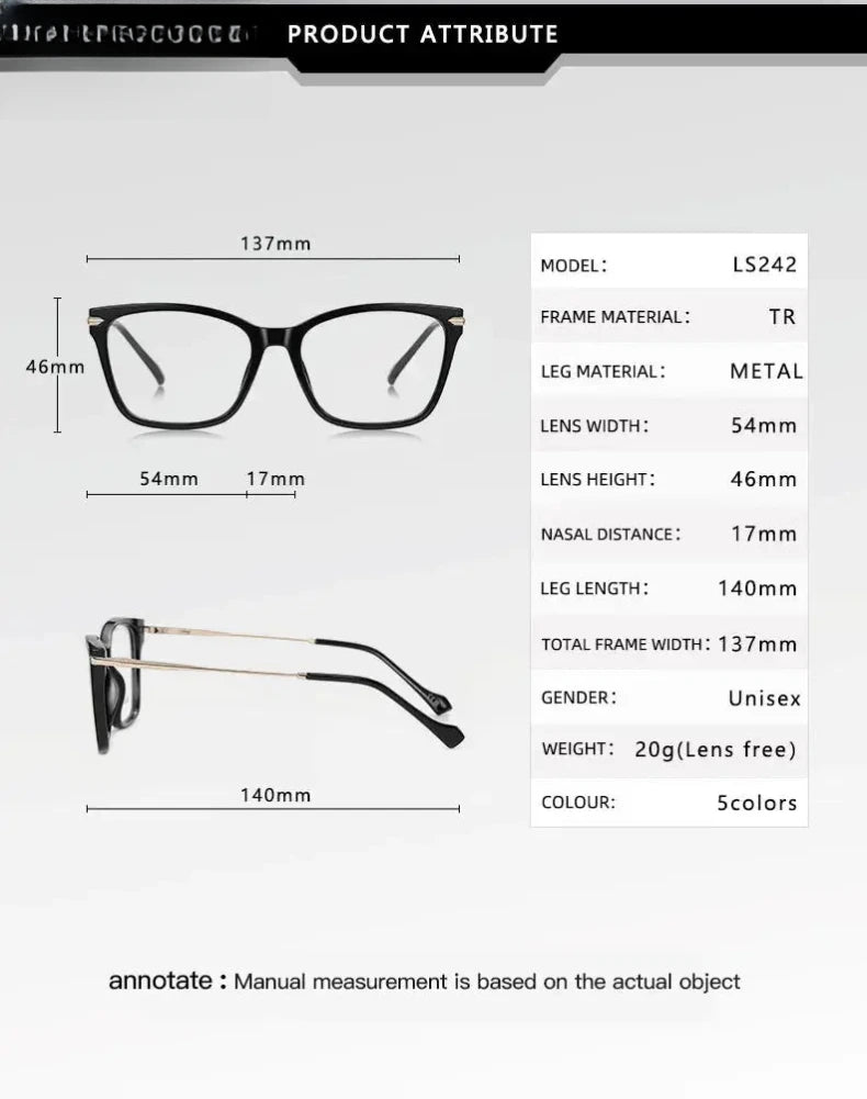 Women's Square Full Rim TR90 Reading Glasses 631242 — view 2 | Rx Spectacle