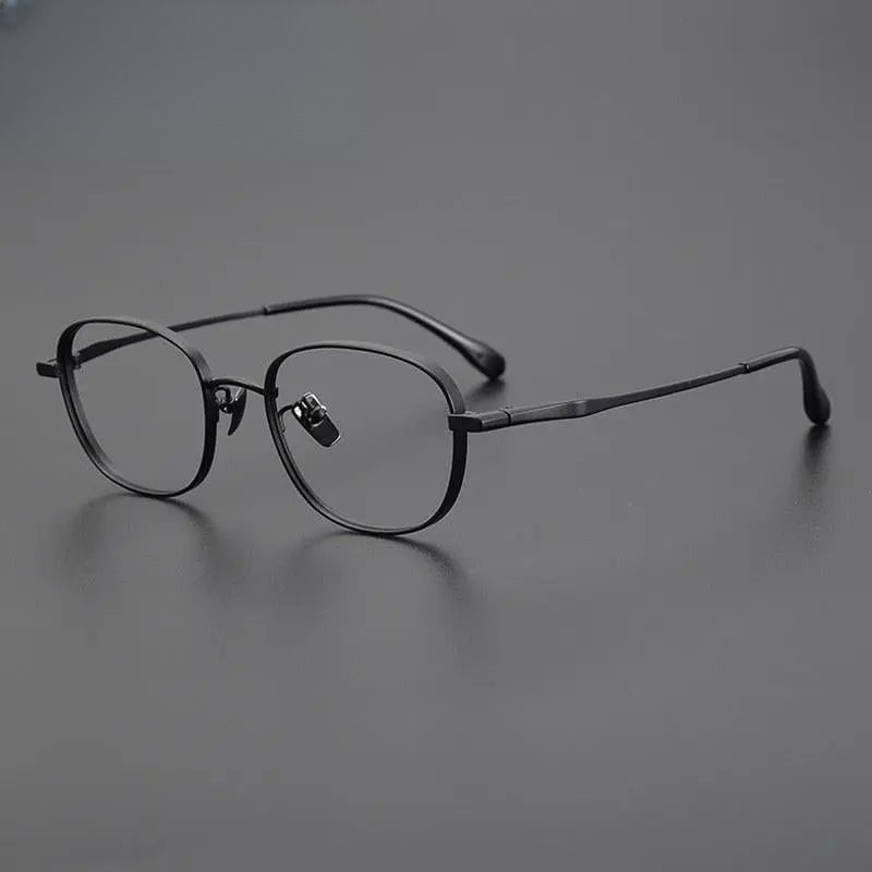 Unisex Square Full Rim Titanium Prescription Glasses Gxyj1025 — view 11 | Rx Spectacle