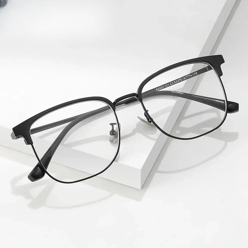 Unisex Square Full Rim TR90 Prescription Glasses 8201 — view 1 | Rx Spectacle