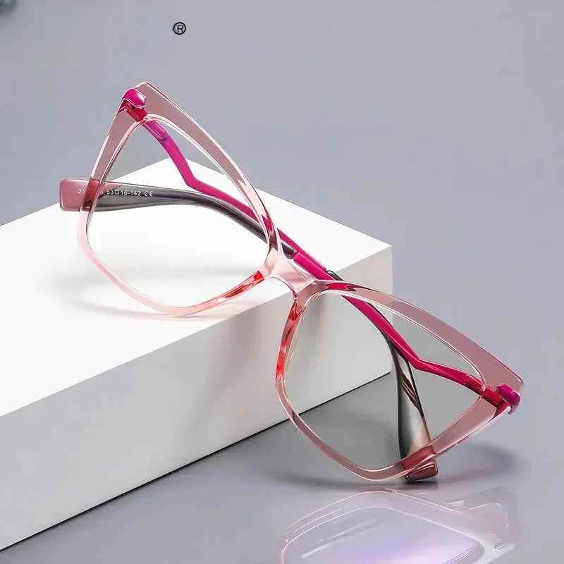 Women's Square Full Rim TR90 Reading Glasses 2106 — view 1 | Rx Spectacle