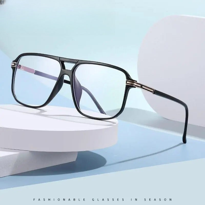 Unisex Round Full Rim TR90 Double Bridge Prescription Glasses 260 — view 1 | Rx Spectacle