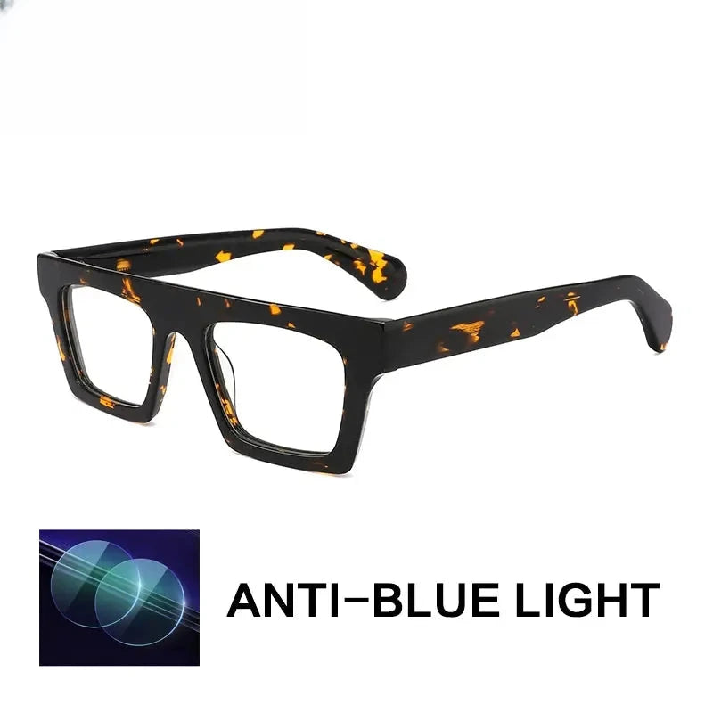 Unisex Browline Full Rim Acetate Reading Glasses G8822 — view 6 | Rx Spectacle