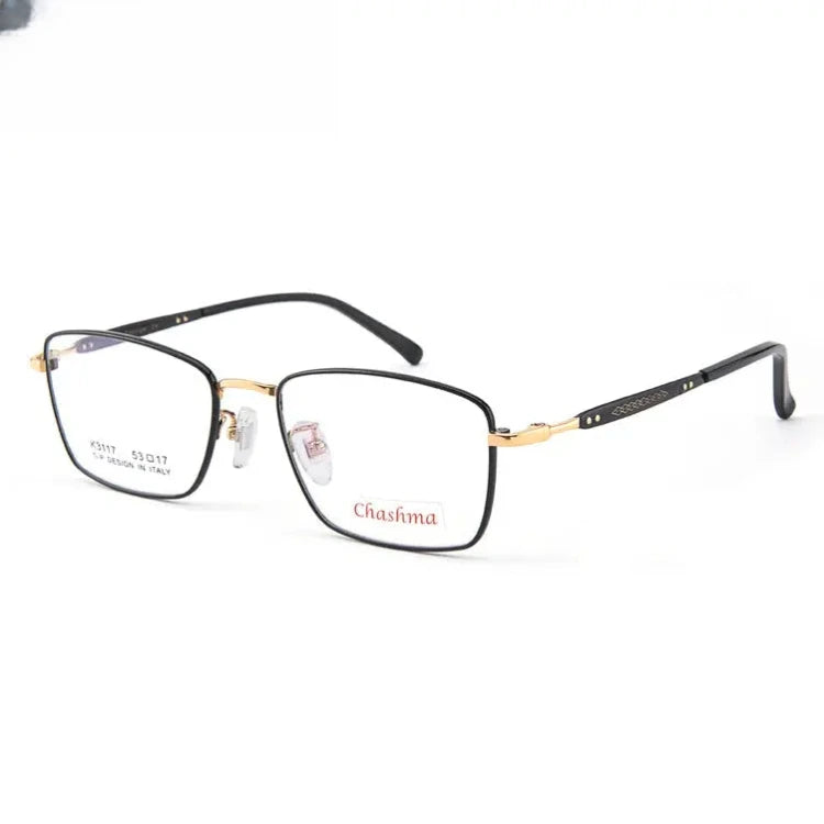 Women's Polygon Full Rim Titanium Prescription Glasses 3117 — view 4 | Rx Spectacle