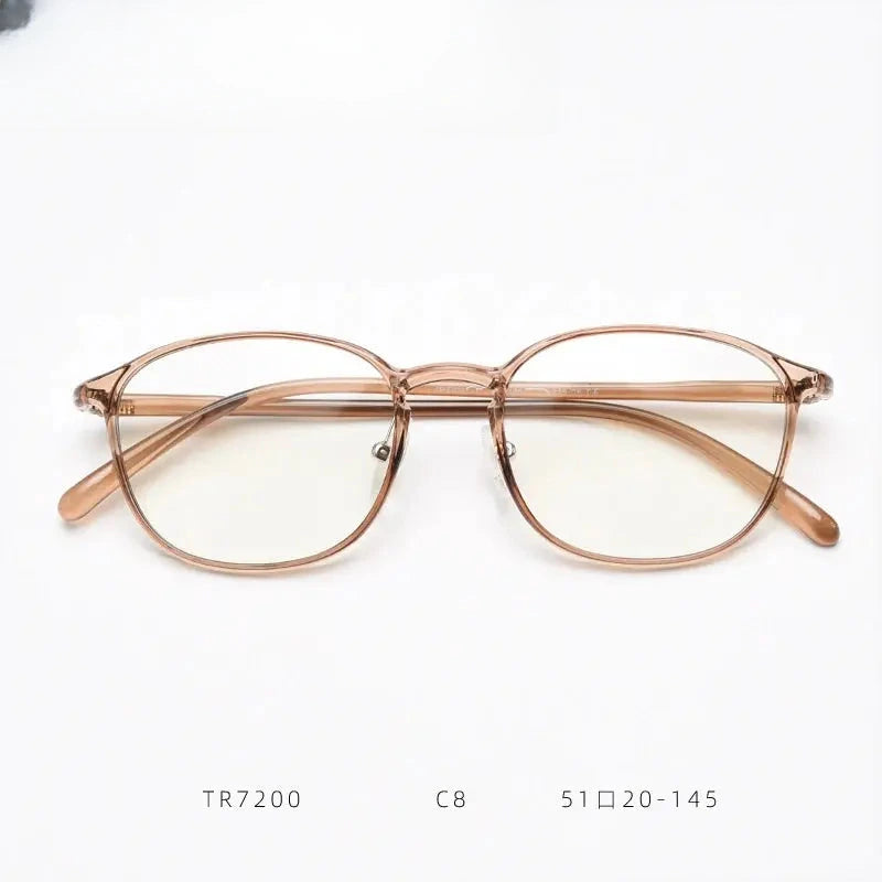 Women's Oval Full Rim Titanium Prescription Glasses 87200 — view 7 | Rx Spectacle