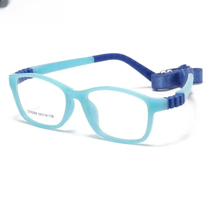 Unisex Square Full Rim Titanium Prescription Glasses 4182 — view 10 | Rx Spectacle