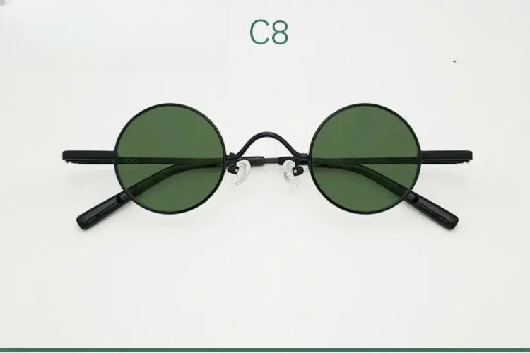 Unisex Round Full Rim Alloy Prescription Glasses 3836 — view 10 | Rx Spectacle