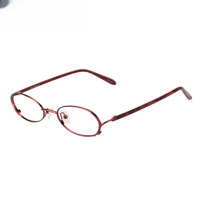 Women's Oval Full Rim Alloy Prescription Glasses 2331 — view 3 | Rx Spectacle