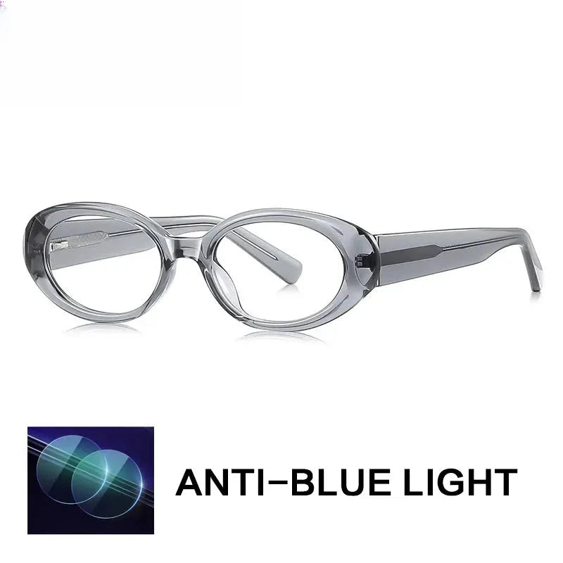 Unisex Oval Full Rim Titanium Reading Glasses Gxyj9033 — view 4 | Rx Spectacle