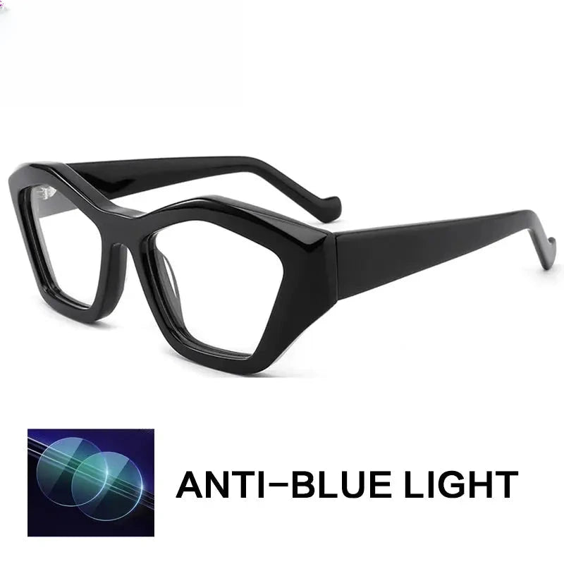 Women's Cat Eye Full Rim Acetate Prescription Glasses 882214 — view 6 | Rx Spectacle