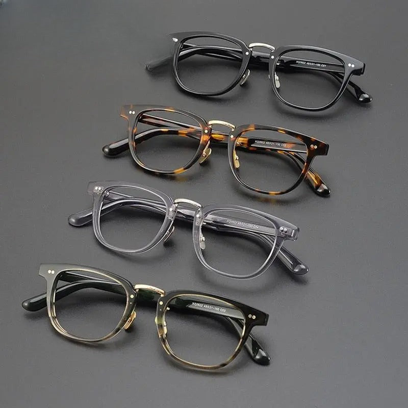 Unisex Square Full Rim Acetate Prescription Glasses Gxyj938 — view 7 | Rx Spectacle