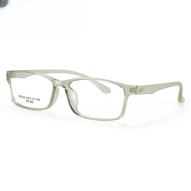Unisex Square Full Rim Titanium Prescription Glasses 966006 — view 7 | Rx Spectacle