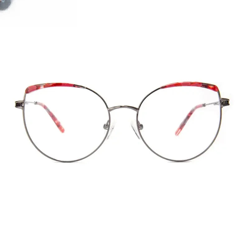 Women's Cat Eye Full Rim Acetate Reading Glasses 7352 — view 6 | Rx Spectacle