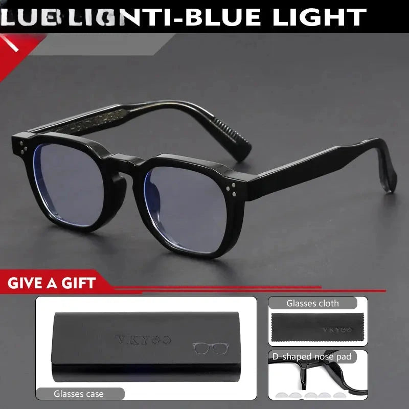 Unisex Browline Full Rim Acetate Reading Glasses 527499 — view 3 | Rx Spectacle