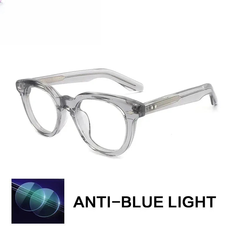 Unisex Oval Full Rim Acetate Reading Glasses Gxyj91123 — view 4 | Rx Spectacle