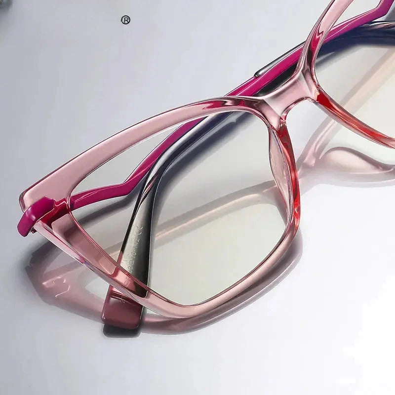 Women's Square Full Rim TR90 Reading Glasses 2106 — view 3 | Rx Spectacle