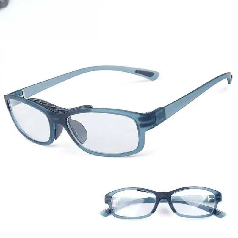 Unisex Square Full Rim TR90 Sports Glasses 010 — view 3 | Rx Spectacle