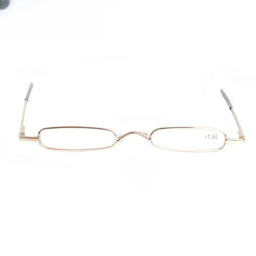 Women's Rectangular Full Rim Alloy Reading Glasses 776909 — view 2 | Rx Spectacle