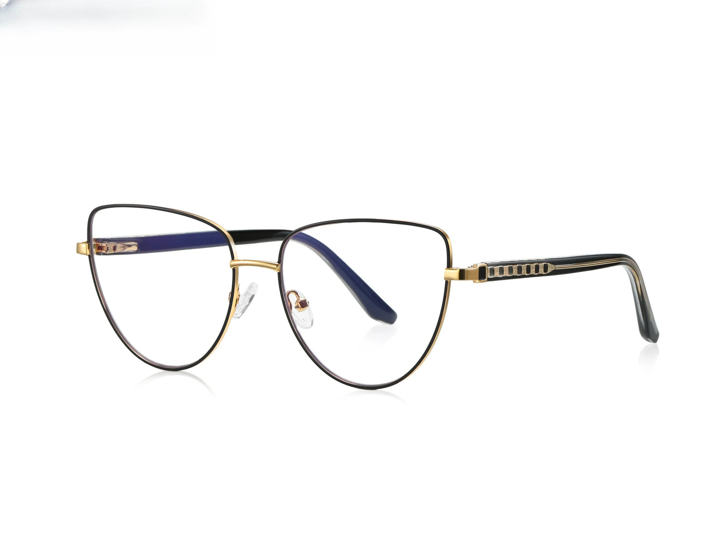 Unisex Cat Eye Full Rim Alloy Reading Glasses 3065 — view 7 | Rx Spectacle