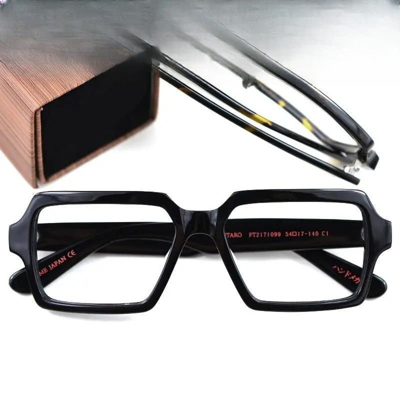 Men's Square Full Rim Acetate Oversized Prescription Glasses Ft2171099 — view 1 | Rx Spectacle