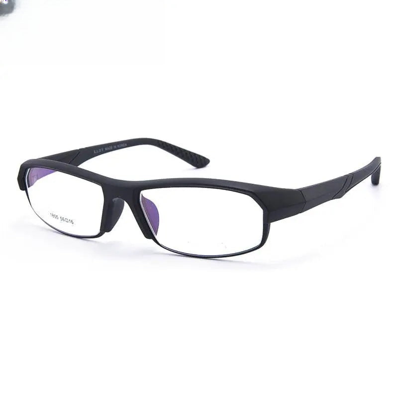 Men's Rectangular Full Rim Titanium Sports Glasses 1805 — view 11 | Rx Spectacle