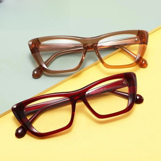 Women's Cat Eye Full Rim Acetate Prescription Glasses 882217 — view 1 | Rx Spectacle