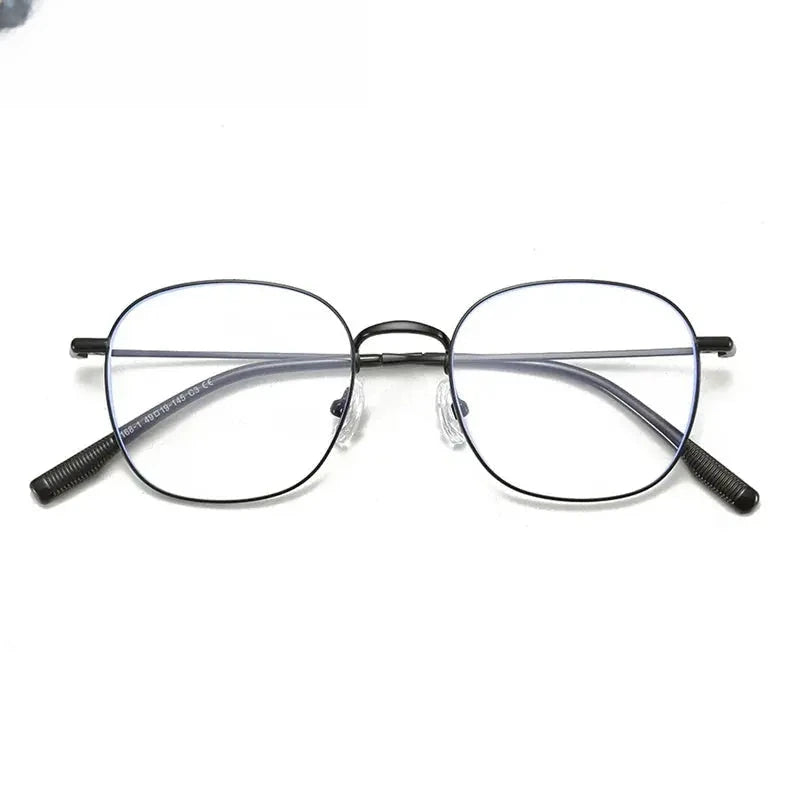 Women's Oval Full Rim Alloy Prescription Glasses 70168 — view 1 | Rx Spectacle