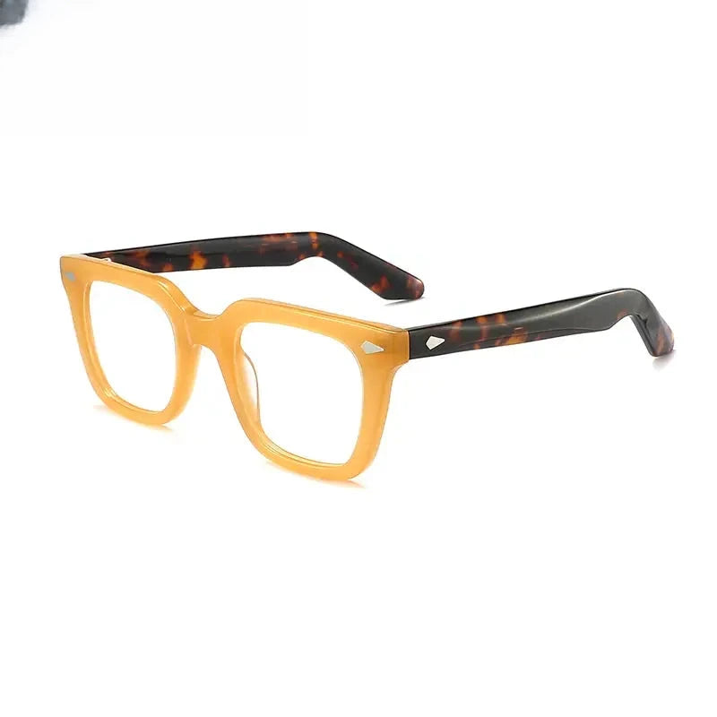 Unisex Browline Full Rim Acetate Prescription Glasses Gxyj1531 — view 5 | Rx Spectacle