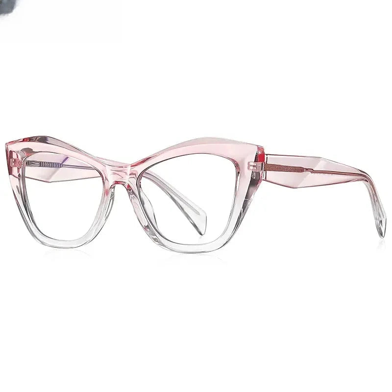 Women's Cat Eye Full Rim Acetate Reading Glasses 2197 — view 8 | Rx Spectacle