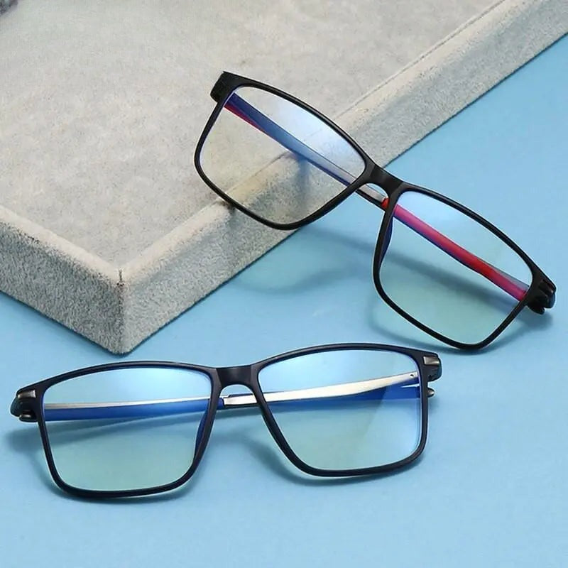 Men's Square Full Rim TR90 Sports Glasses — view 11 | Rx Spectacle