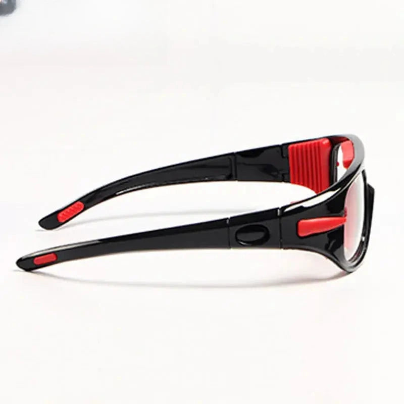 Unisex Square Full Rim Titanium Sports Glasses C036 — view 7 | Rx Spectacle