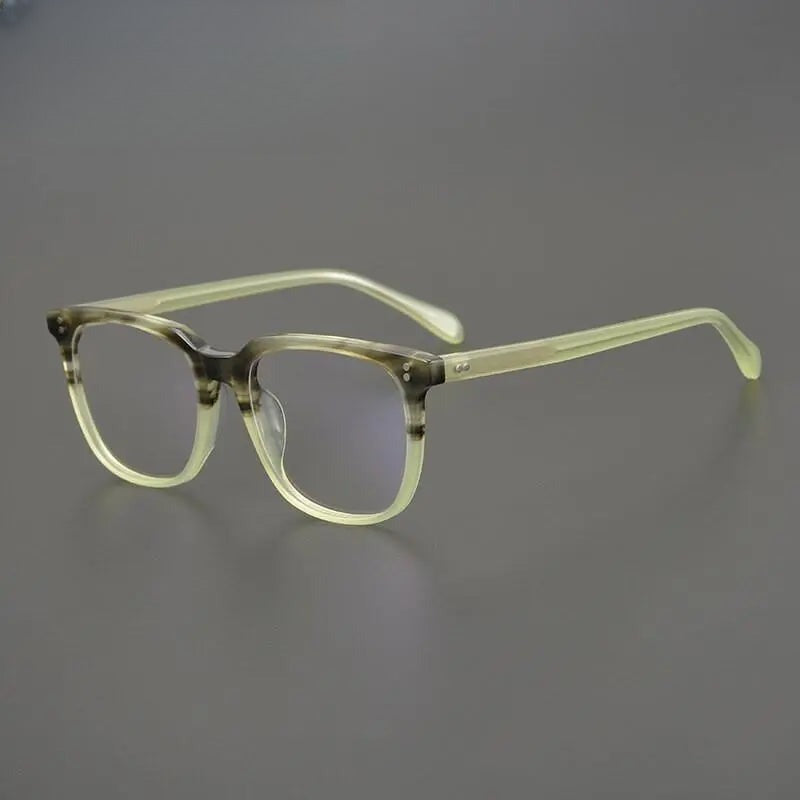 Unisex Square Full Rim Acetate Prescription Glasses Gxyj778 — view 8 | Rx Spectacle