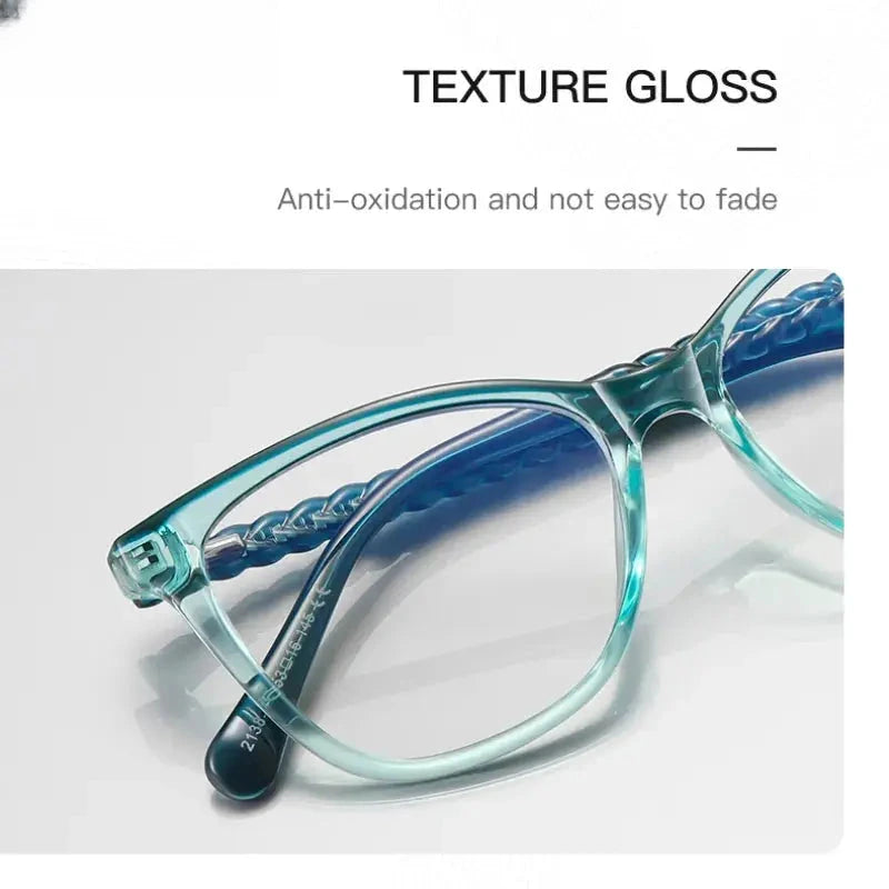 Women's Square Full Rim TR90 Reading Glasses 2138 — view 5 | Rx Spectacle