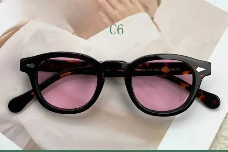 Women's Oval Full Rim Acetate Prescription Glasses Y4638 — view 7 | Rx Spectacle
