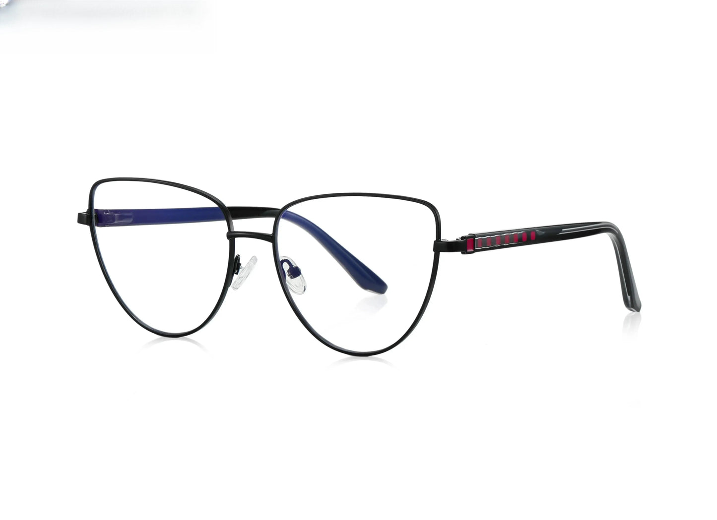 Unisex Cat Eye Full Rim Alloy Reading Glasses 3065 — view 11 | Rx Spectacle