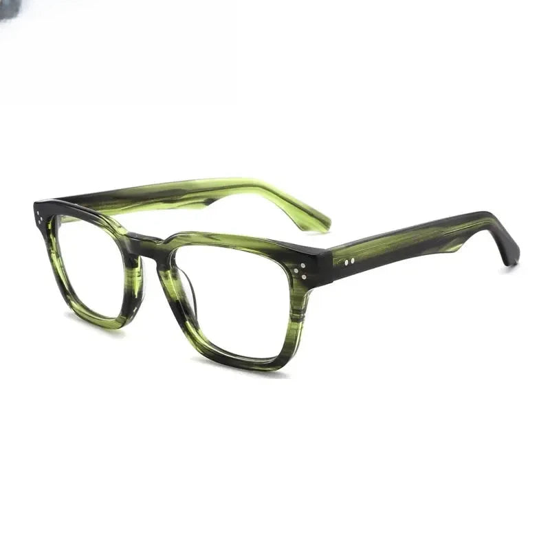 Men's Square Full Rim Acetate Prescription Glasses Gxyj1500 — view 7 | Rx Spectacle