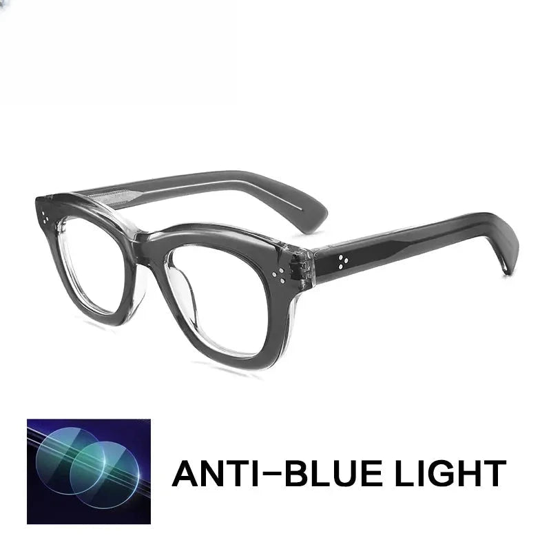 Unisex Square Full Rim Acetate Reading Glasses G2416 — view 6 | Rx Spectacle