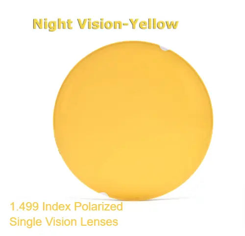 1.499 Index Night Vision Yellow CR-39 Lenses — view 1 | Rx Spectacle