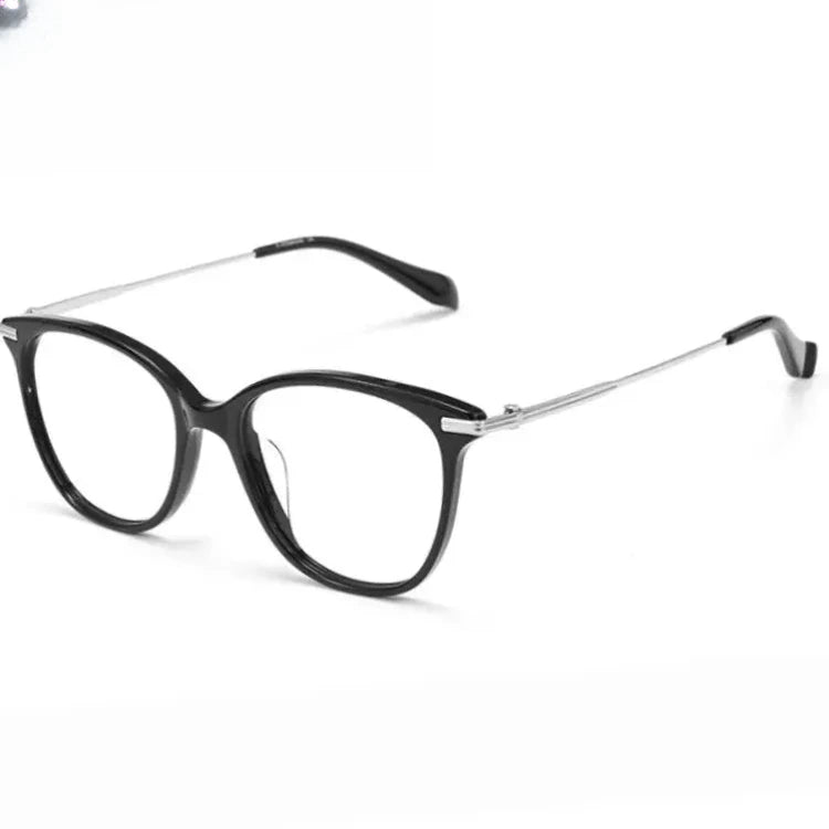 Women's Square Full Rim Titanium Prescription Glasses 870005 — view 3 | Rx Spectacle